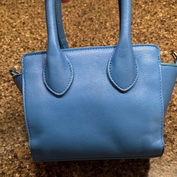 Bright Blue Wild Fable Leather Mini Handbag Purse - Picture 4 of 4